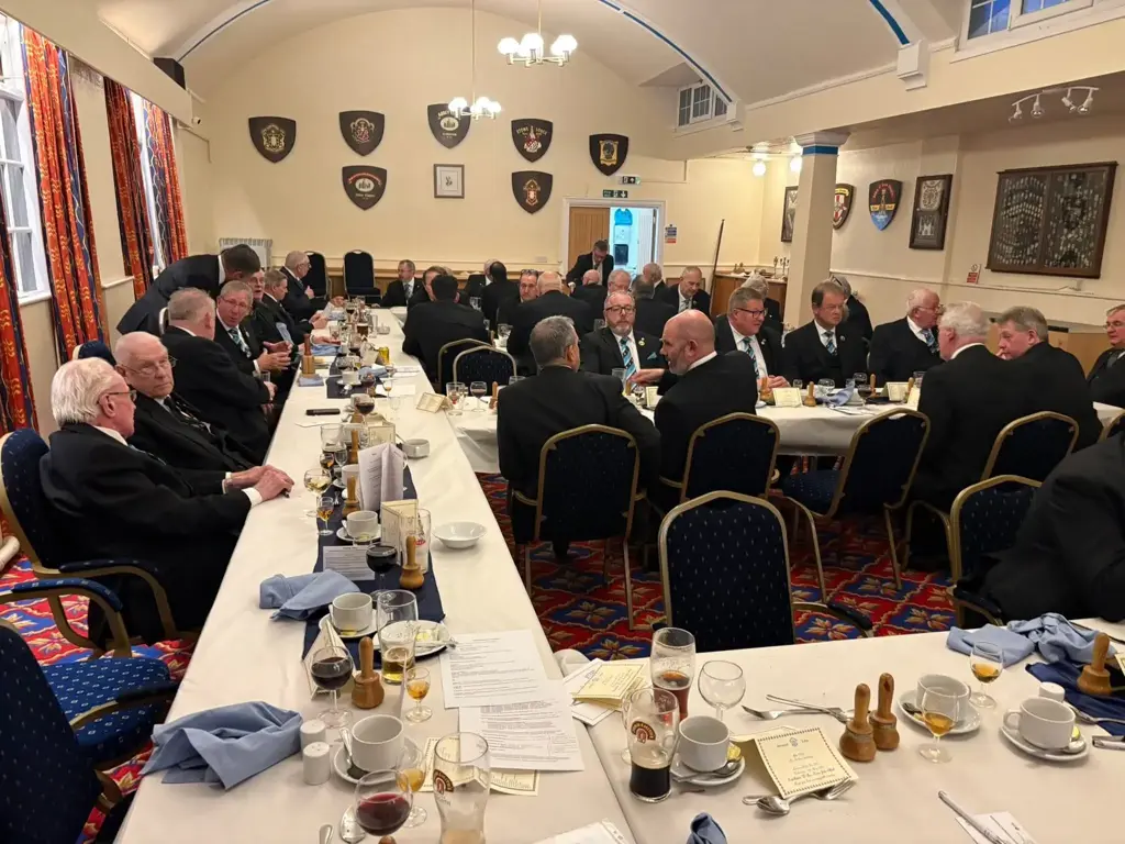 May 2026 saw our very own Provincial Junior Grand Warden, John Payne, preside for the final time at Bedeword Lodge No. 7274, bringing what he described as a fantastic year in office to a fitting close.